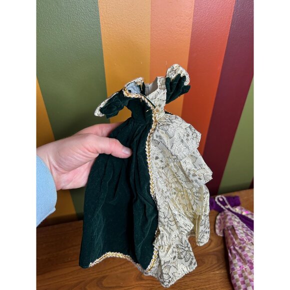 1990s vintage Barbie 2 gown dresses and assesories clothes collectable fashion - Picture 2 of 5